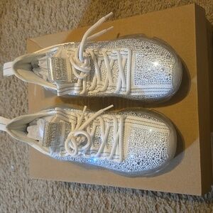 Steve Madden Women Maxima Rhinestone Sneakers